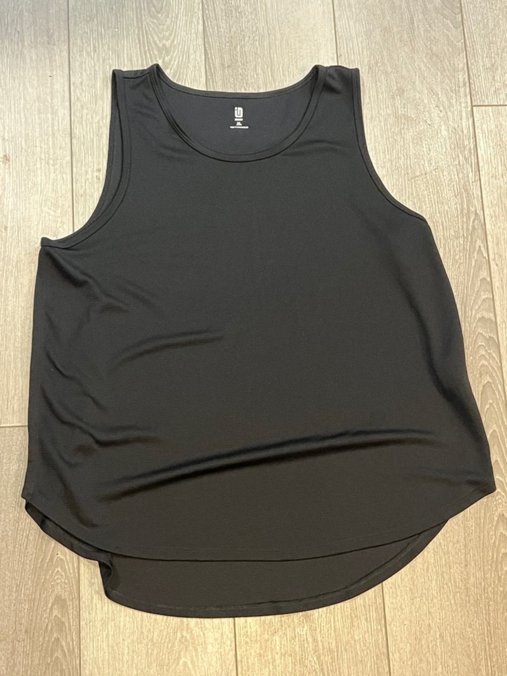 Ideology Black Muscle Tank Top